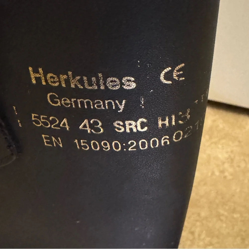 Herkules EN15090 Firefighter Safety Boots Antistatic Oil Acid Resistant‎ Size 43